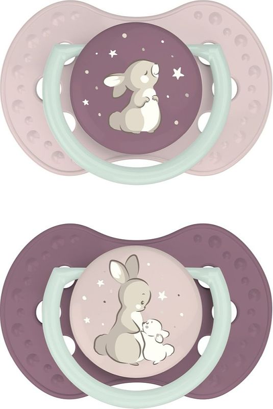 Foto van Difrax lovi dynamic pacifier 3-6 months - girl