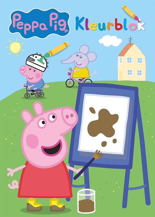 Foto van Peppa pig kleurblok - neville astley - paperback (9789047862703)