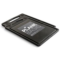 Foto van Inno cuisinno - snijplank basic met ril set a 2 st, zwart