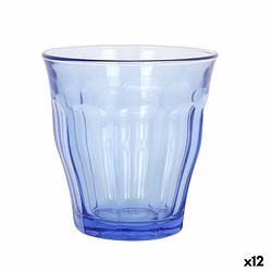 Foto van Glazenset duralex picardie blauw kristal 6 onderdelen 250 ml (12 stuks)