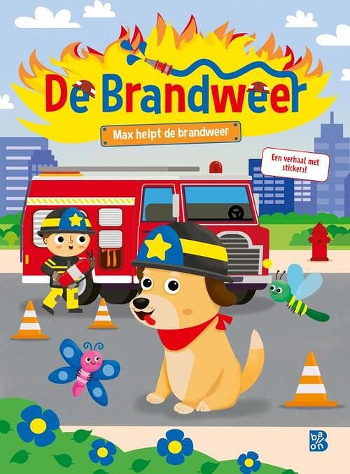 Foto van Max helpt de brandweer (verhalenplakboek) - paperback (9789403233963)