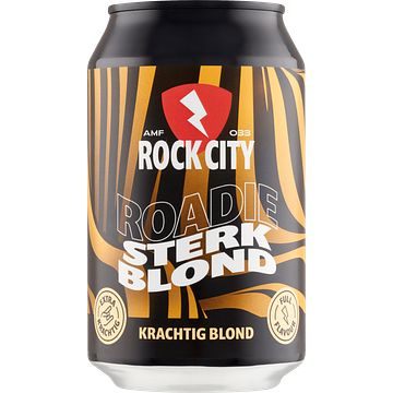 Foto van Rock city roadie sterk blond bier blik 330ml bij jumbo