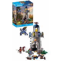 Foto van Playmobil novelmore riddertoren met smid en draak 71483