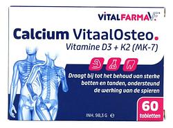 Foto van Vitalfarma calcium vitalosteo tabletten