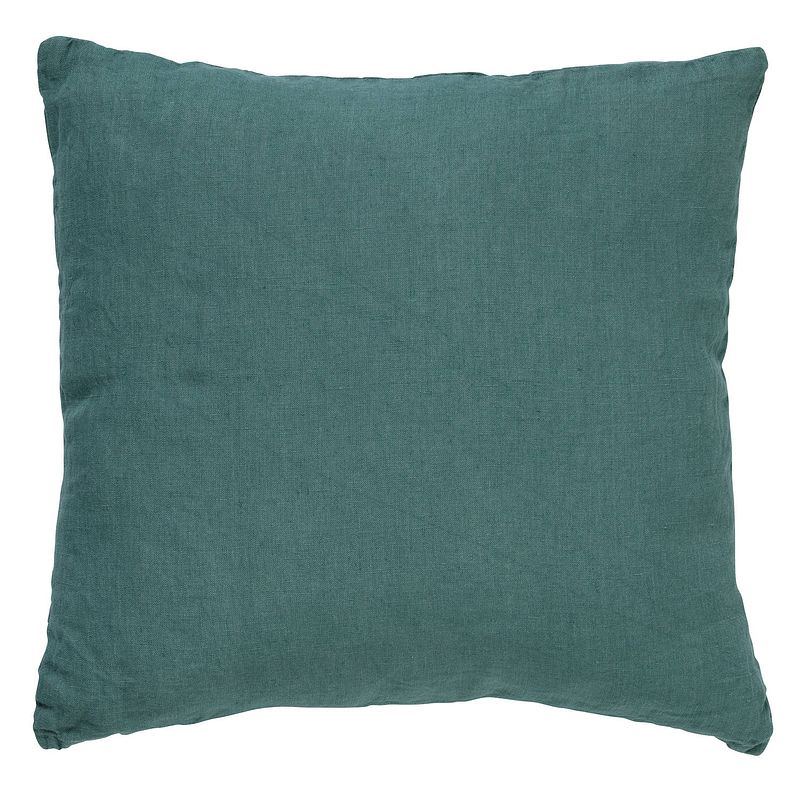 Foto van Dutch decor linn - kussenhoes linnen sagebrush green 45x45 cm - groen - groen