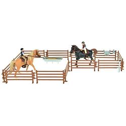 Foto van Toi-toys horses pro twee paarden met ruiters en accessoires