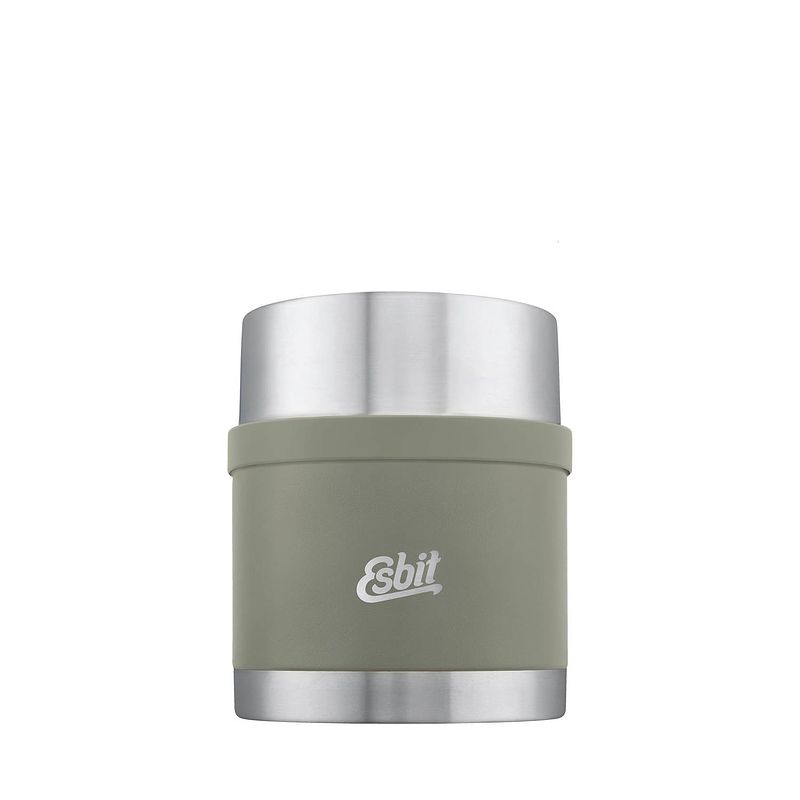 Foto van Esbit sculptor thermos voedselcontainer - 500 ml - rvs - steen grijs