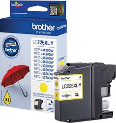 Foto van Brother lc-225xl cartridge geel