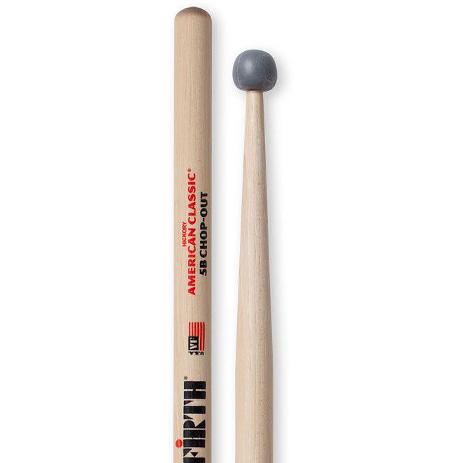 Foto van Vic firth 5bco chop out 5b drumstokken met rubberen tip