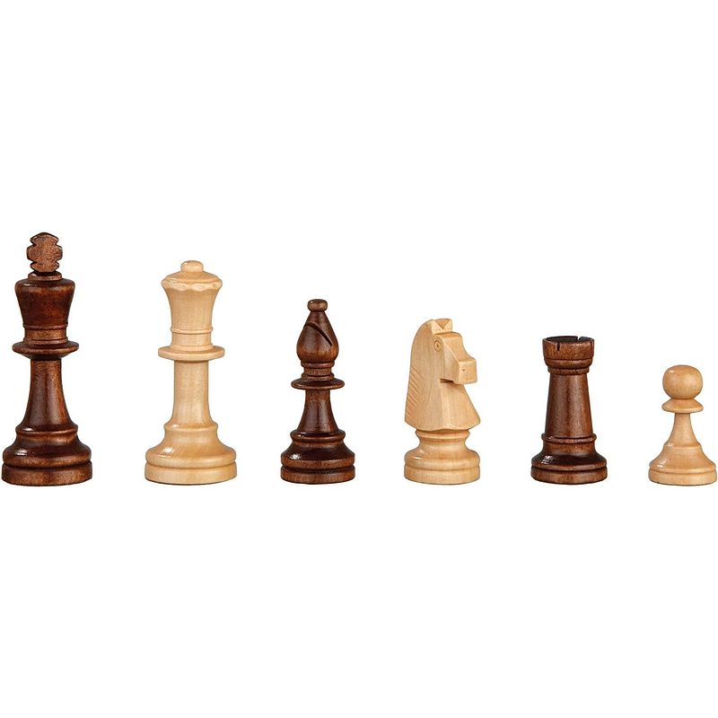 Foto van Philos heinrich viii schaakstukken koningshoogte 90 mm