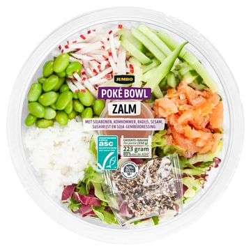 Foto van Jumbo poke bowl zalm 350g