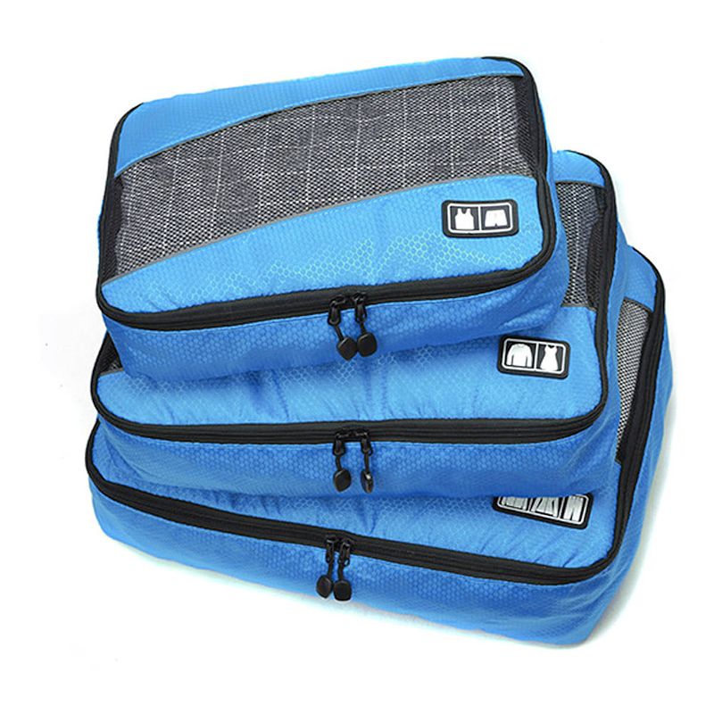 Foto van Packing cubes 3 delige reis set - koffer organizer - handbagage inpak