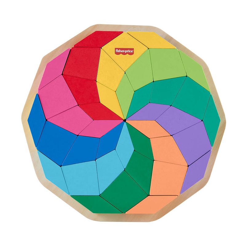 Foto van Fisher-price houten mandala puzzel