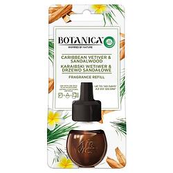 Foto van Botanica elektrische luchtverfrisser navulling caribisch vetiver & sandelhout 19ml