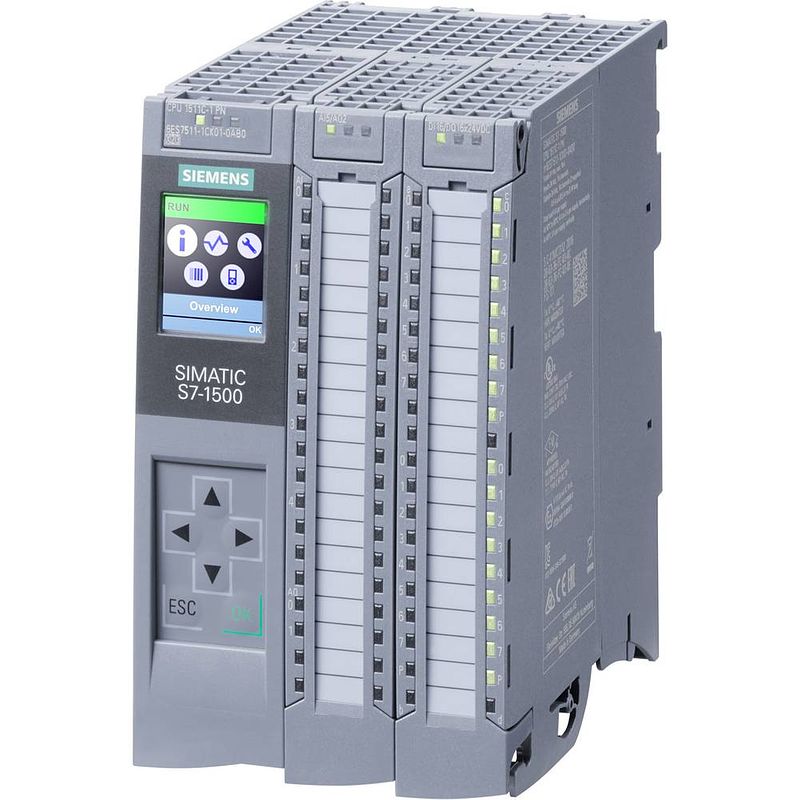 Foto van Siemens 6es7511-1ck01-0ab0 centrale plc-module