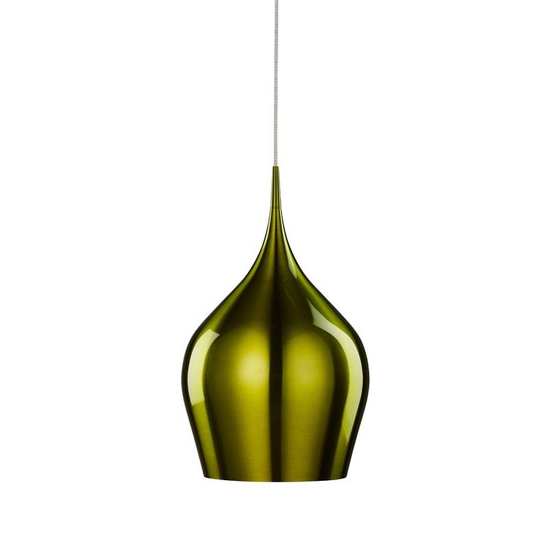 Foto van Moderne hanglamp - bussandri exclusive - metaal - modern - e27 - l: 26cm - voor binnen - woonkamer - eetkamer - groen