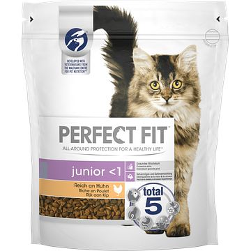 Foto van Perfect fit junior droge brokjes kip kittenvoer 750g bij jumbo