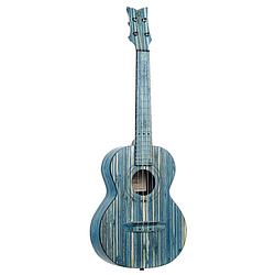 Foto van Ortega ruswb-te bamboo series tenor size ukulele stonewashed tenor ukelele met gigbag