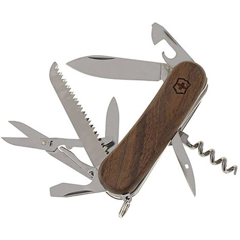 Foto van Victorinox evowood 2.3911.63 zwitsers zakmes aantal functies: 13 hout