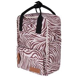 Foto van Little indians rugzak zebra junior 29 x 20 cm polyester bruin