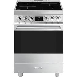 Foto van Smeg c6imxm2 inductie fornuis grijs