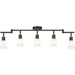 Foto van Nordlux 2112950003 cole 5-spot plafondlamp e14 zwart