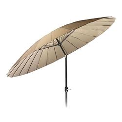 Foto van Maxxgarden shanghai parasol - stokparasol - ø 325 cm - kantelbaar- taupe