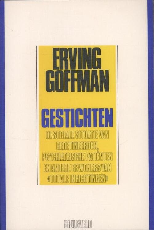 Foto van Gestichten - erving goffman - paperback (9789061319450)