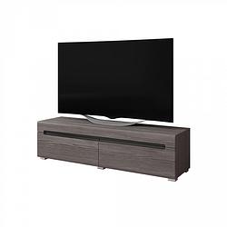 Foto van Tv kast tv meubel taylor design 140 cm donkergrijs houtstructuur