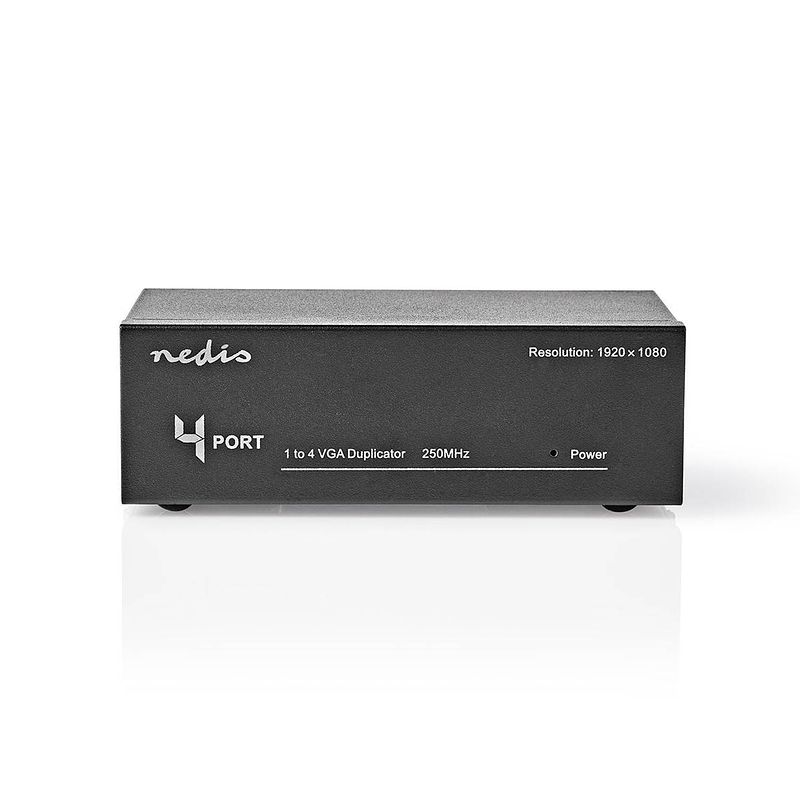 Foto van Nedis vga splitter - cspl5904bk - zwart