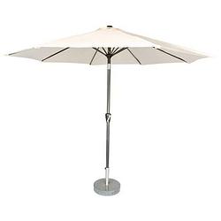 Foto van Kopu® calma natural - stevige ronde aluminium parasol doorsnede 300cm