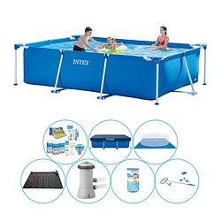 Foto van Intex frame pool rechthoekig 300x200x75 cm - zwembad set