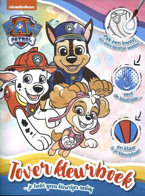 Foto van Toverkleurboek paw patrol - diversen - paperback (9789047871057)