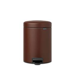 Foto van Brabantia newicon pedaalemmer 5 liter met kunststof binnenemmer - mineral cosy brown