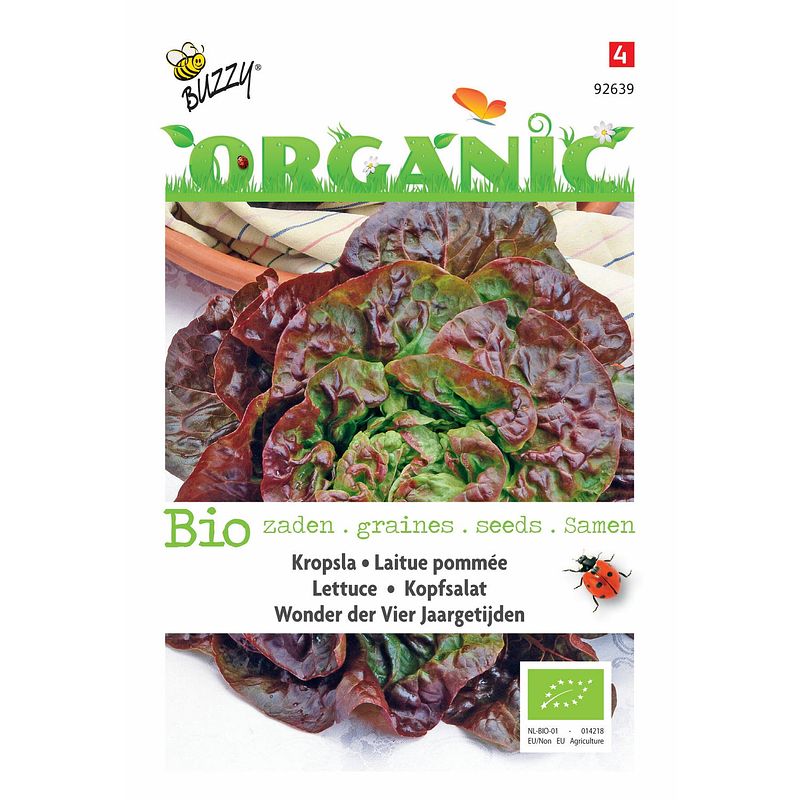 Foto van 5 stuks organic kropsla wonder 4 jaargetijden (skal 14275)