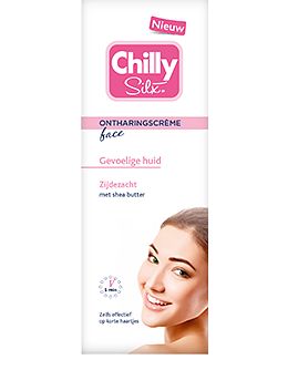 Foto van Chilly silx ontharingscreme gezicht gevoelige huid