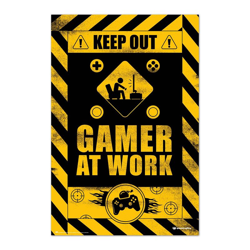 Foto van Grupo erik gameration gamer at work poster 61x91,5cm