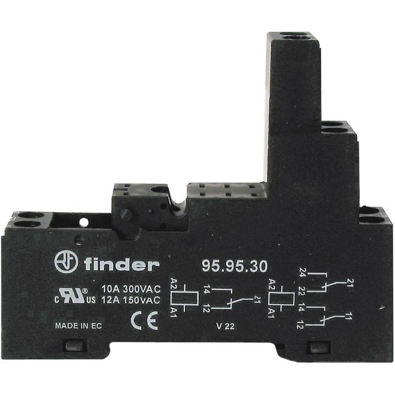 Foto van Finder 95.95.30 relaissocket geschikt voor serie: finder serie 40 finder 40.51, finder 40.52, finder 40.61 1 stuk(s)