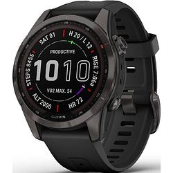 Foto van Garmin fenix 7s sapphire solar zwart