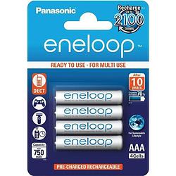 Foto van Panasonic eneloop micro aaa 750 mah - 4 stuks