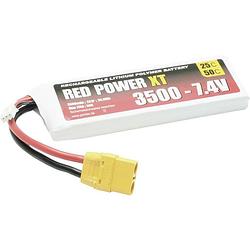 Foto van Red power lipo accupack 7.4 v 3500 mah 25 c softcase xt90