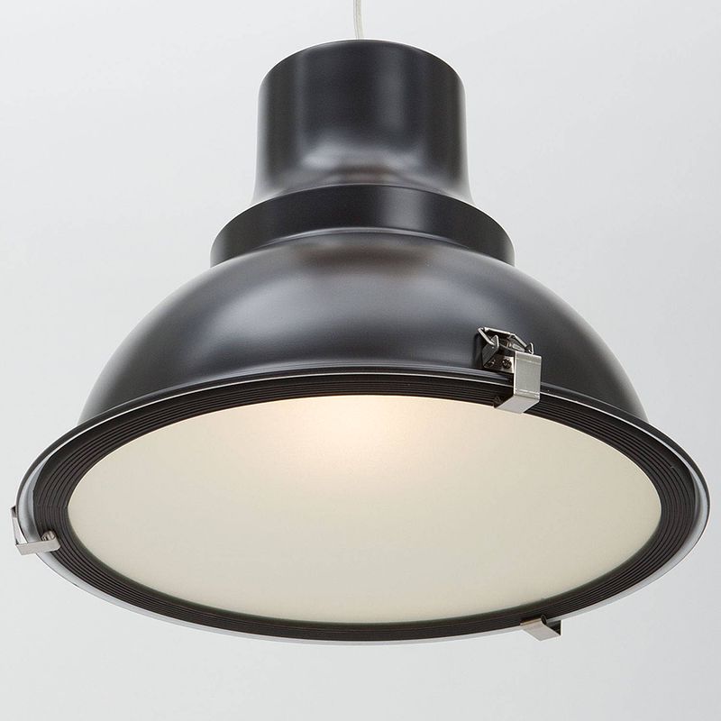 Foto van Lightning - industriele hanglamp 1-l. metaal - zwart