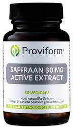 Foto van Proviform saffraan 30mg active extract vegicaps
