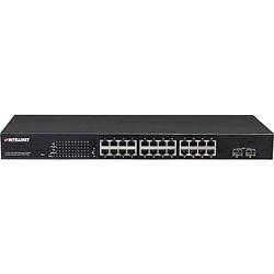 Foto van Intellinet 560559 netwerk switch 24 + 2 poorten 1 gbit/s poe-functie