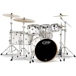Foto van Pdp drums pd808482 concept maple pearlescent white 7d. drumstel
