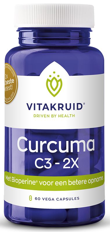 Foto van Vitakruid curcuma c3-2x capsules