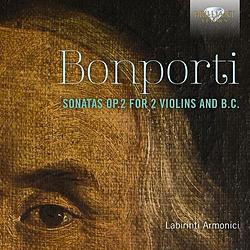 Foto van Bonporti: sonatas op.2 for 2 violins and b.c. - cd (5028421957180)