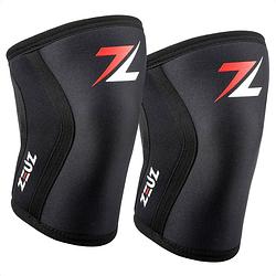 Foto van Zeuz® 2 stuks premium knie brace voor fitness, crossfit & sporten - knieband - braces - 7 mm - maat l
