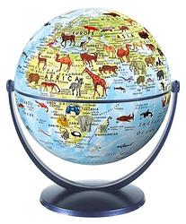 Foto van Kinderglobe 15 cm dieren fys. blauwe oceaan draai & kantel - overig (4028465940156)