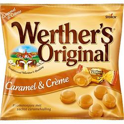 Foto van Werther's original roomsnoepjes caramel & creme zak, 150 gram bij jumbo